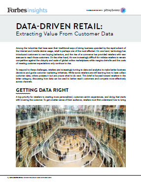Forbes Insights Data-Driven Retail Cover