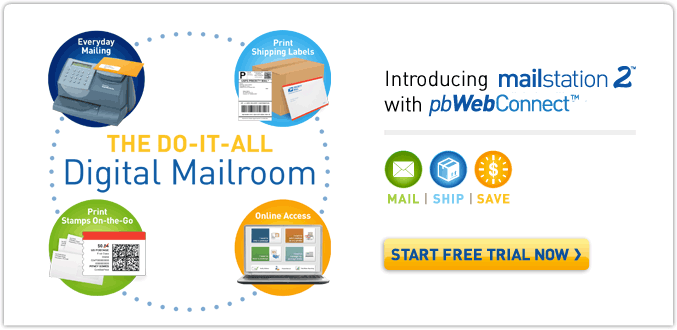 Introducing mailstation2 with pbWebConnect(TM) I pbWebConnect