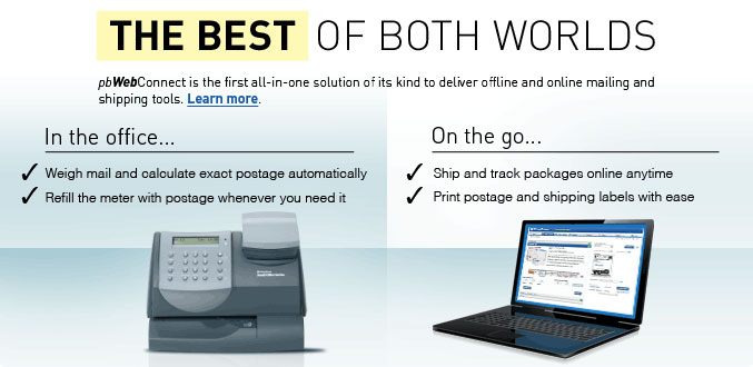 Automate meter functions like refilling postage and postal rate updates I pbWebConnect