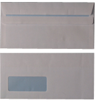 WB Envelope S/S DL Wdw 80g Wht Pk1000 [WX3455]