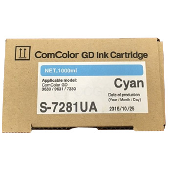 Riso GD Series Cyan Ink Cartridge